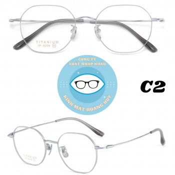 Gọng kính kim loại mã 6209